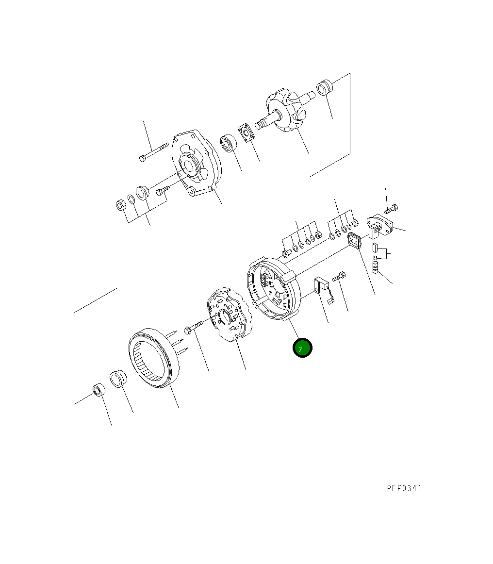 Крышка 20Y-01-K1570 Komatsu