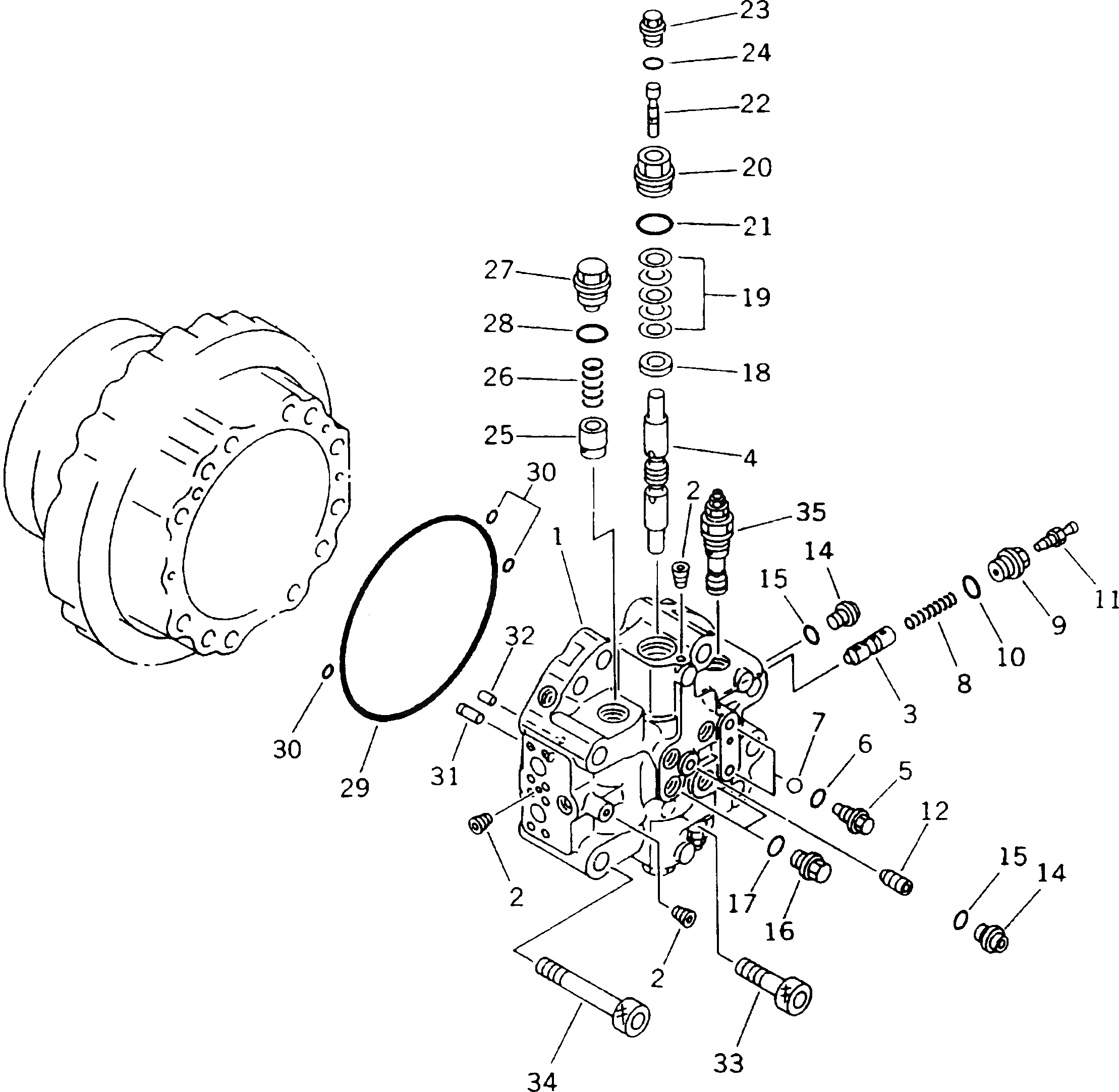 Болт 708-8K-11210 Komatsu