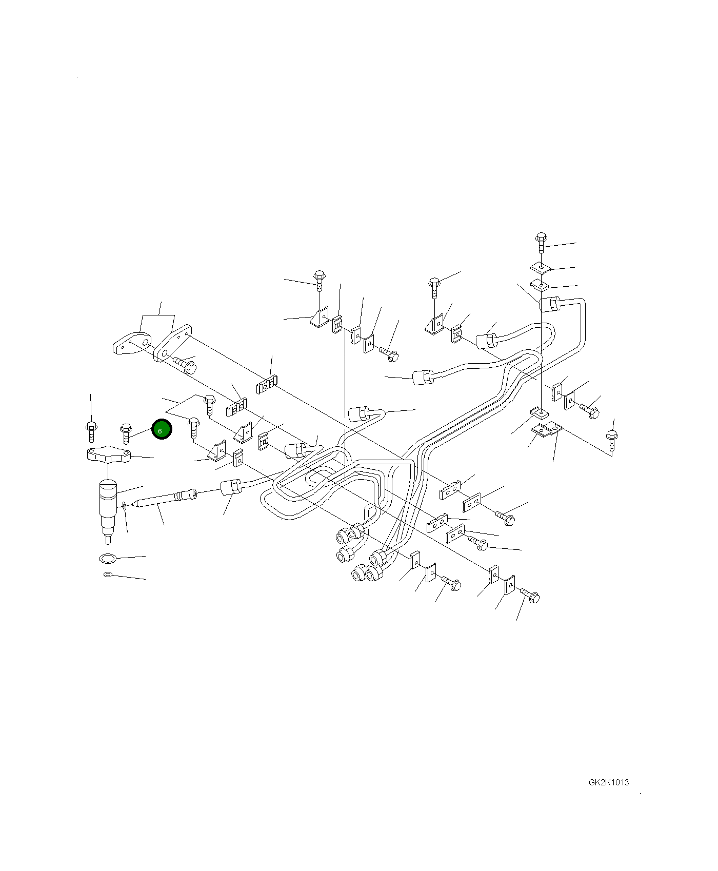Болт 6744-71-4030 Komatsu