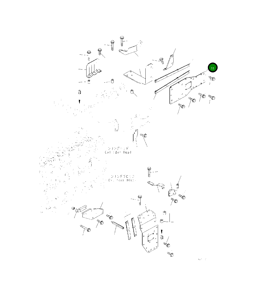 Крышка 6755-11-5370 Komatsu