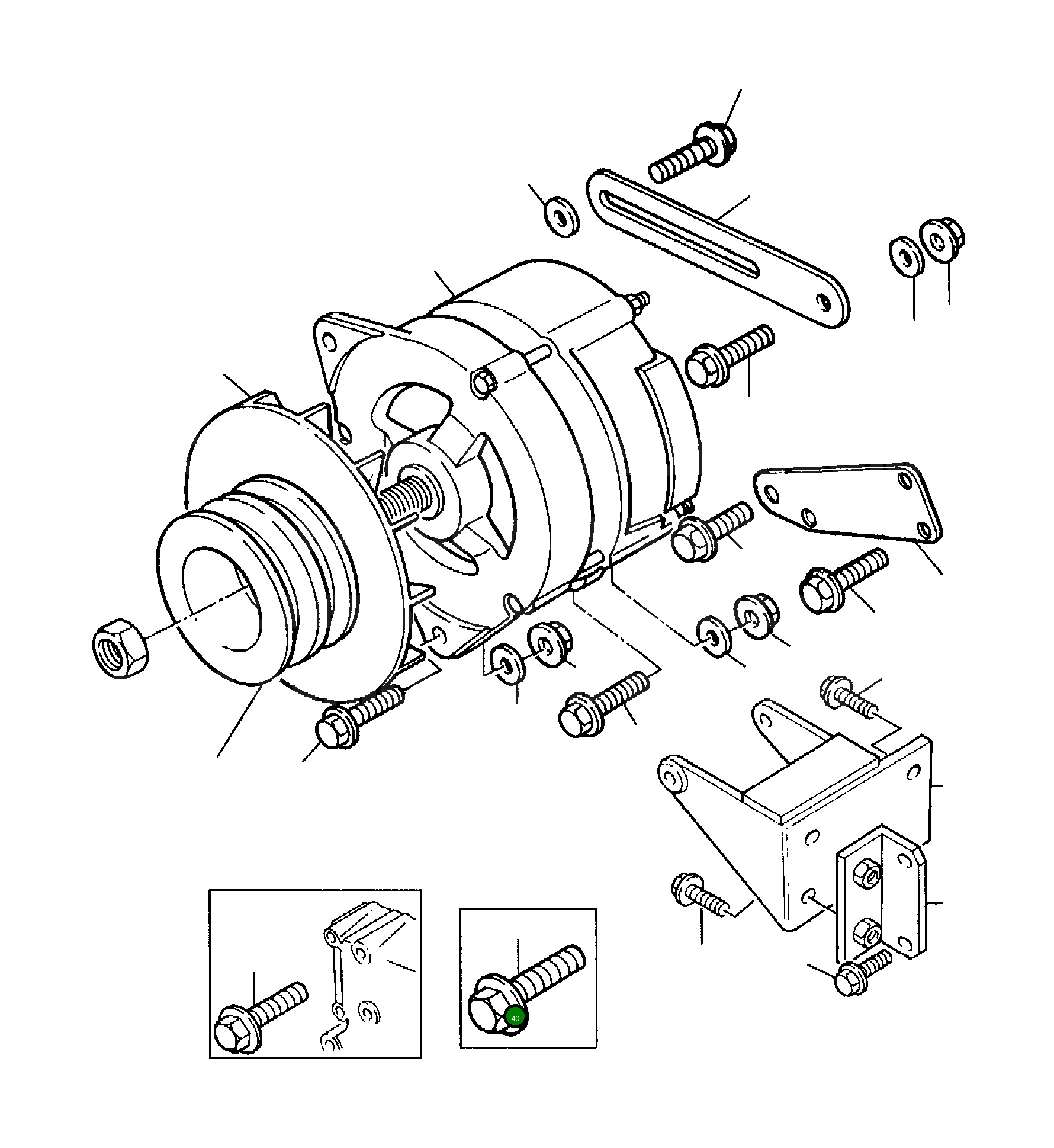 Болт 6810-21-3180 Komatsu