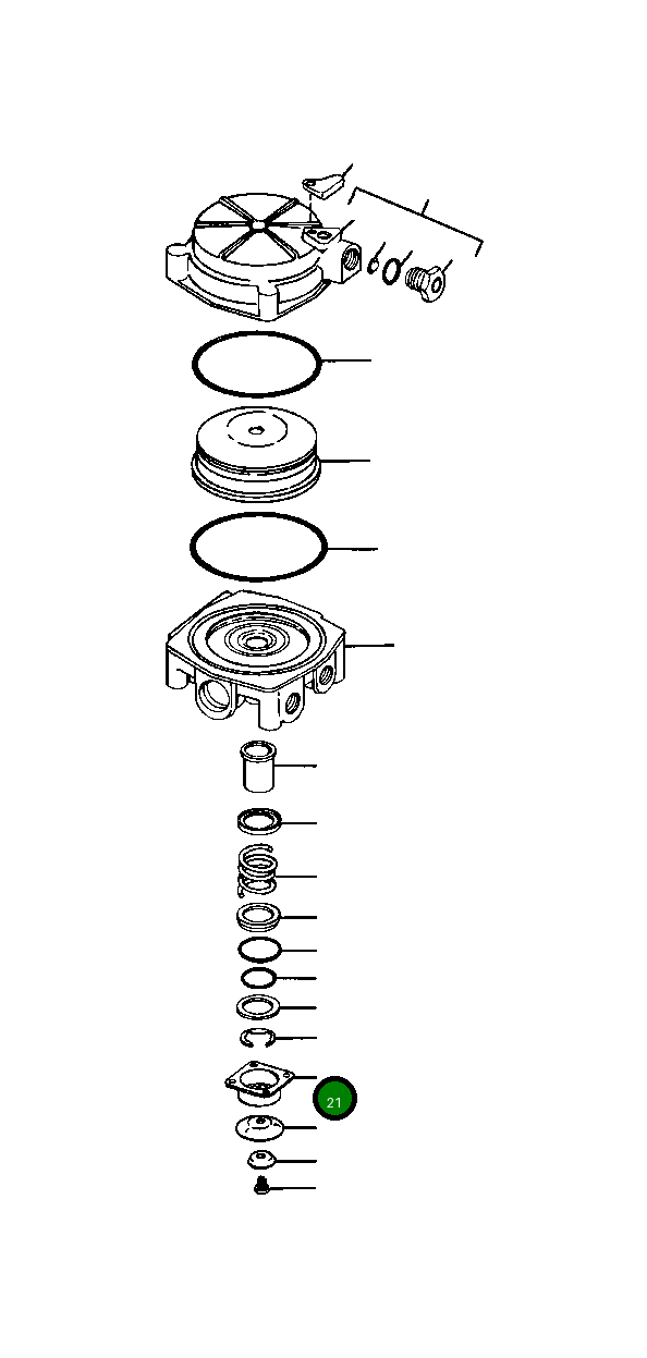 Крышка 634 419 C1 Komatsu