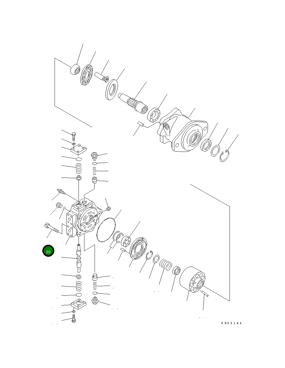 Болт 01252-61480 Komatsu