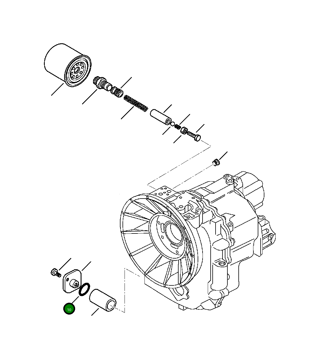 Кольцо уплотнительное (O-Ring) CA0028131 Komatsu
