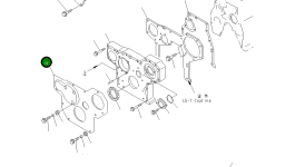 Крышка 6206-21-3633 Komatsu