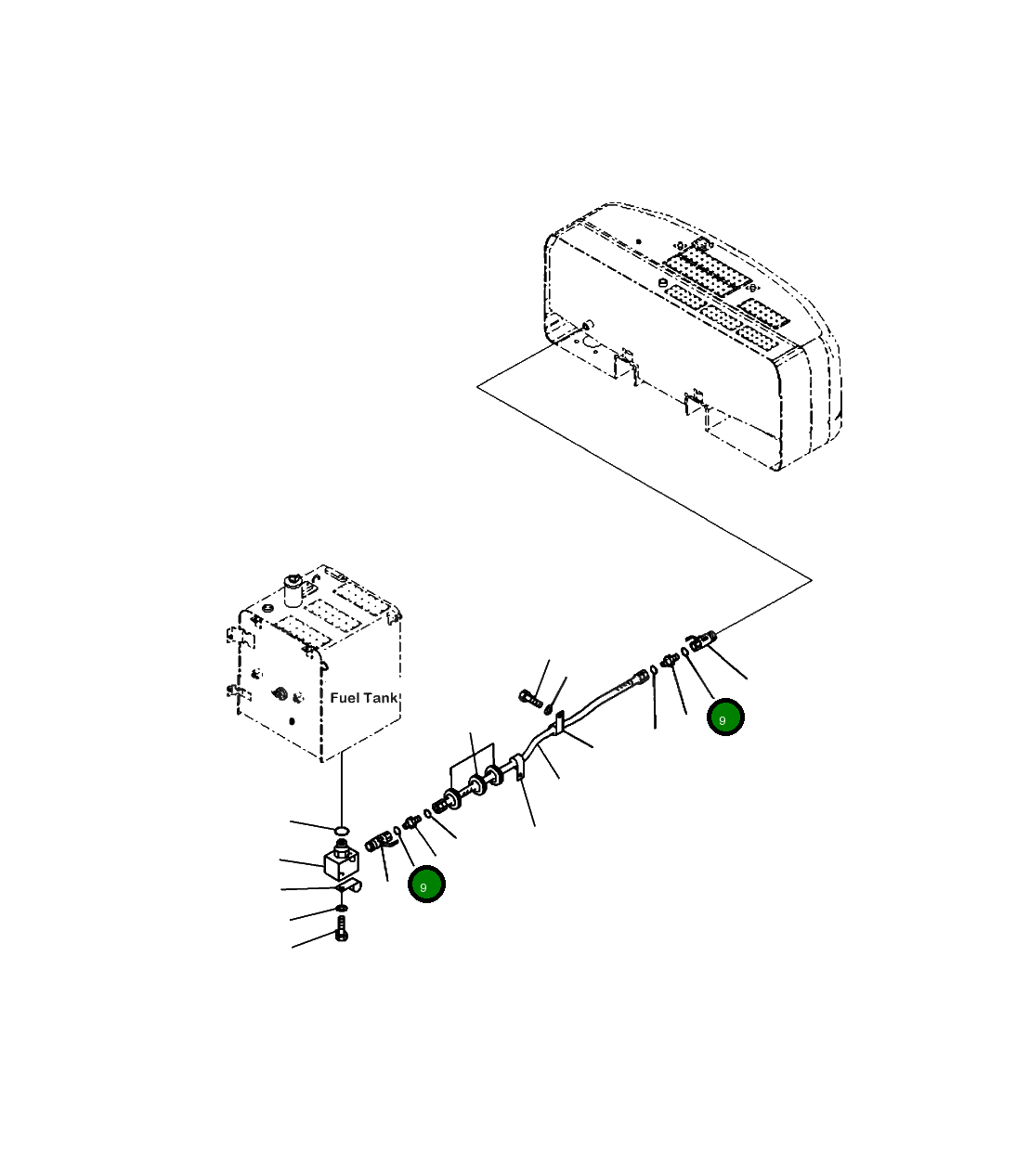 Кольцо уплотнительное (O-Ring) 296247R1  Komatsu