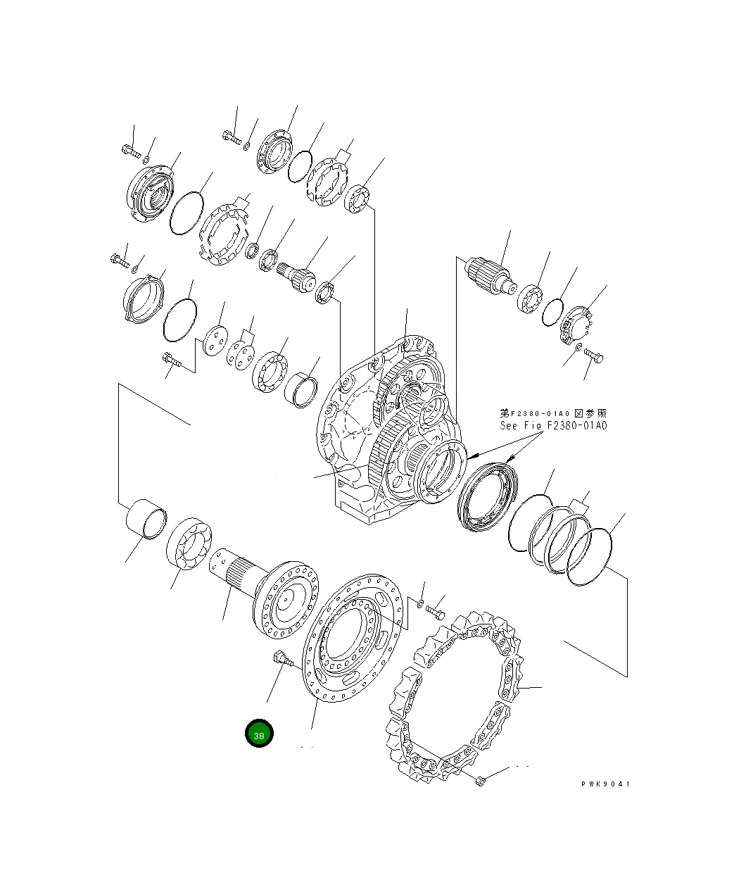 Болт 09203-21865 Komatsu