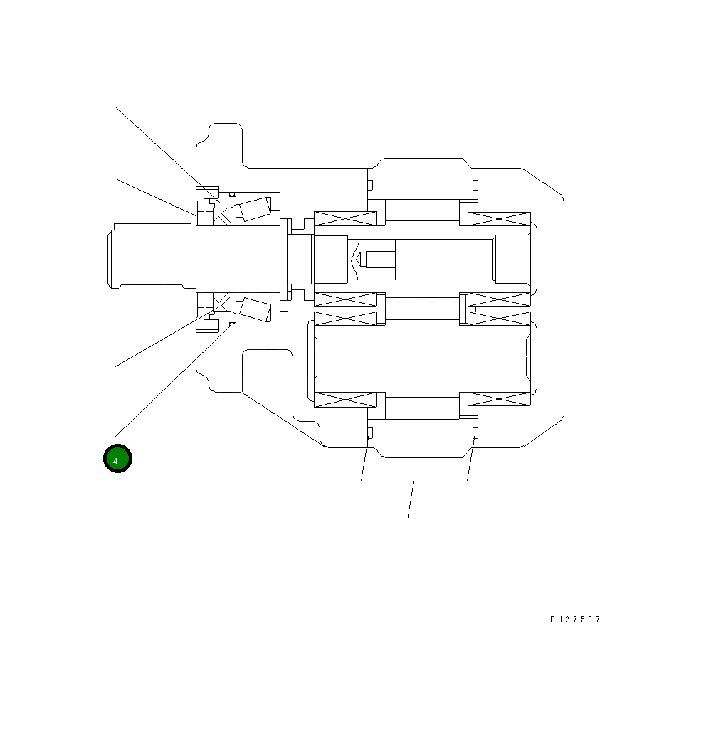 Кольцо уплотнительное (O-Ring) UC1301025009 Komatsu