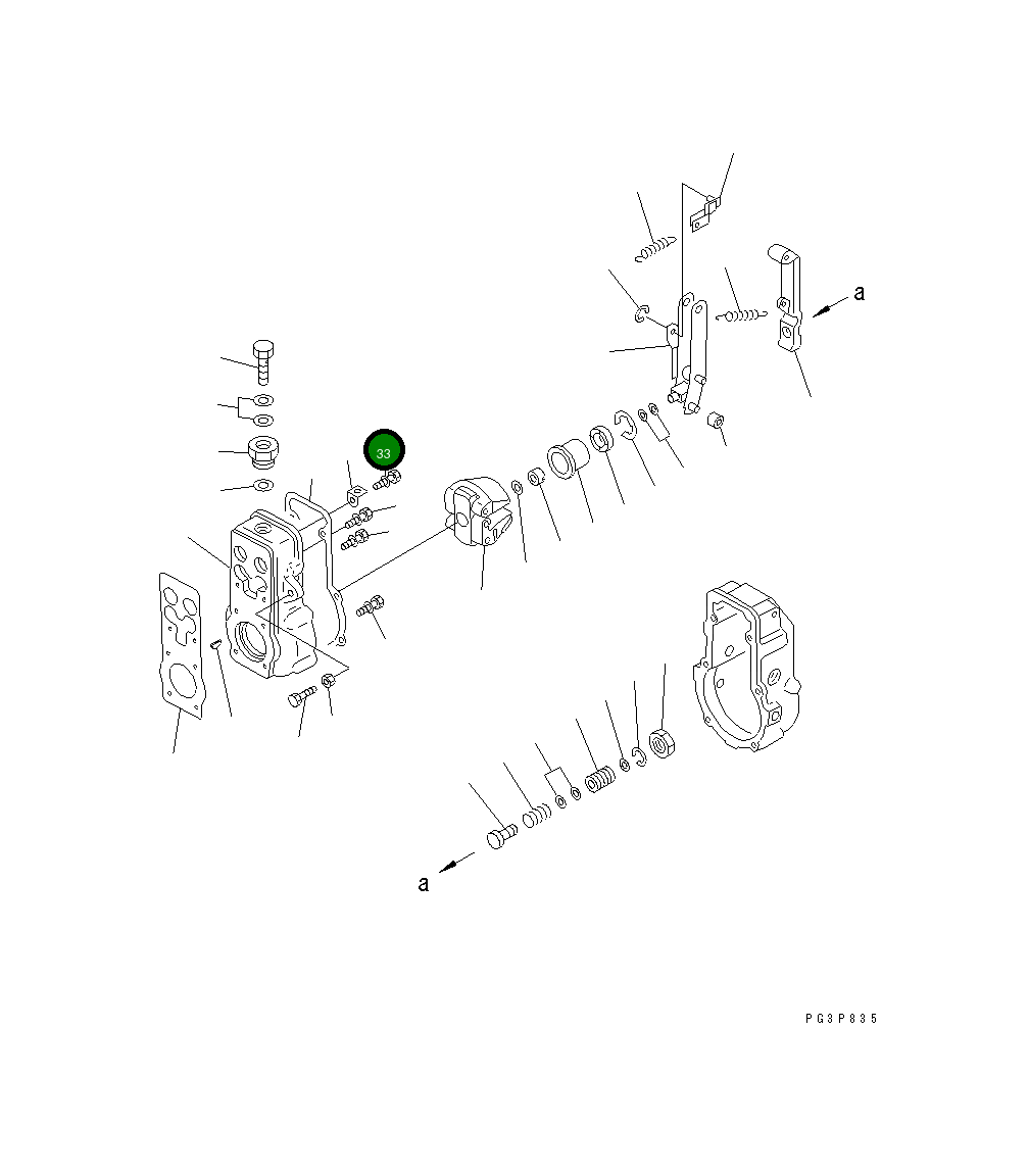 Болт ND949047-6880  Komatsu