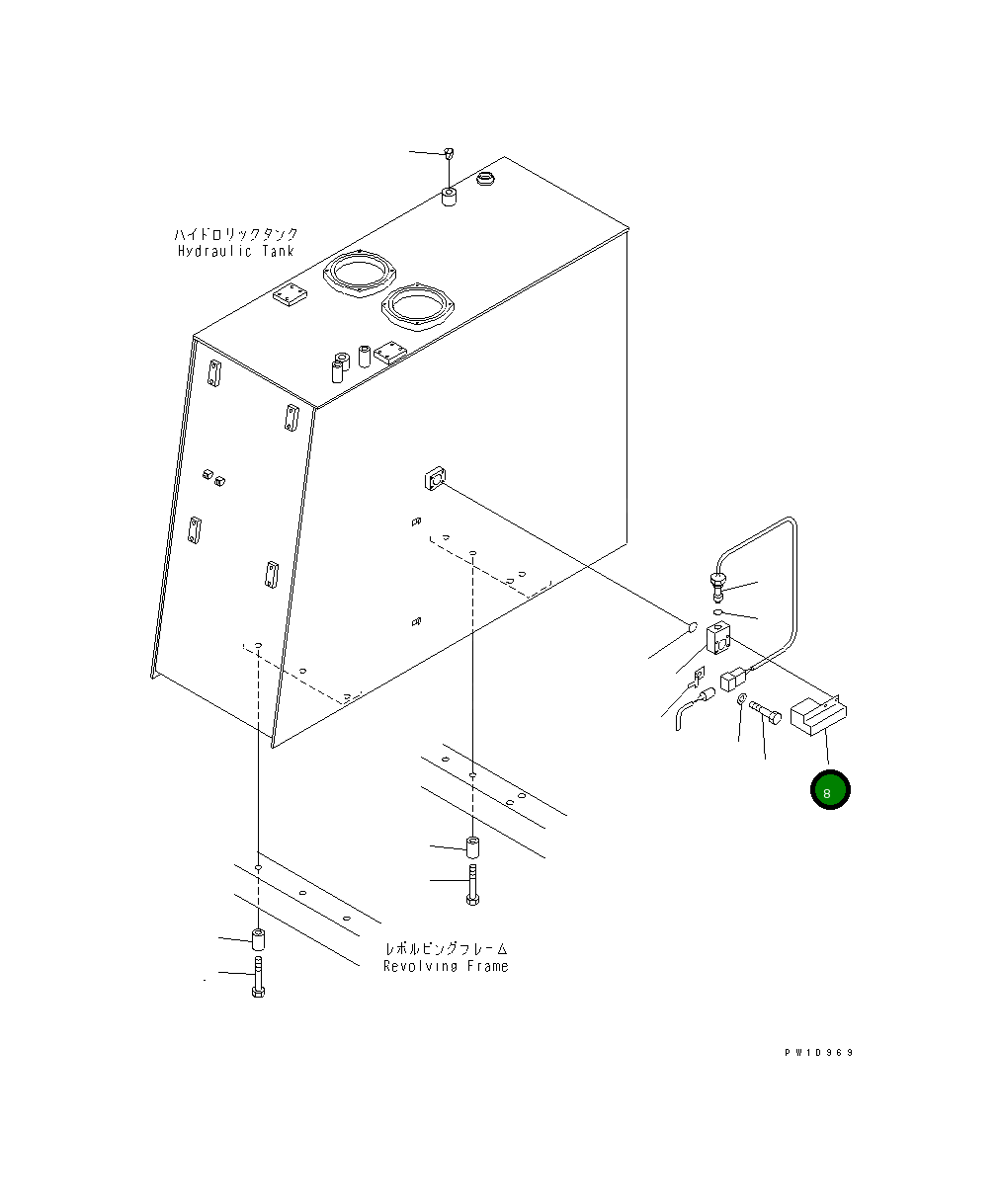 Крышка 21T-60-64121 Komatsu