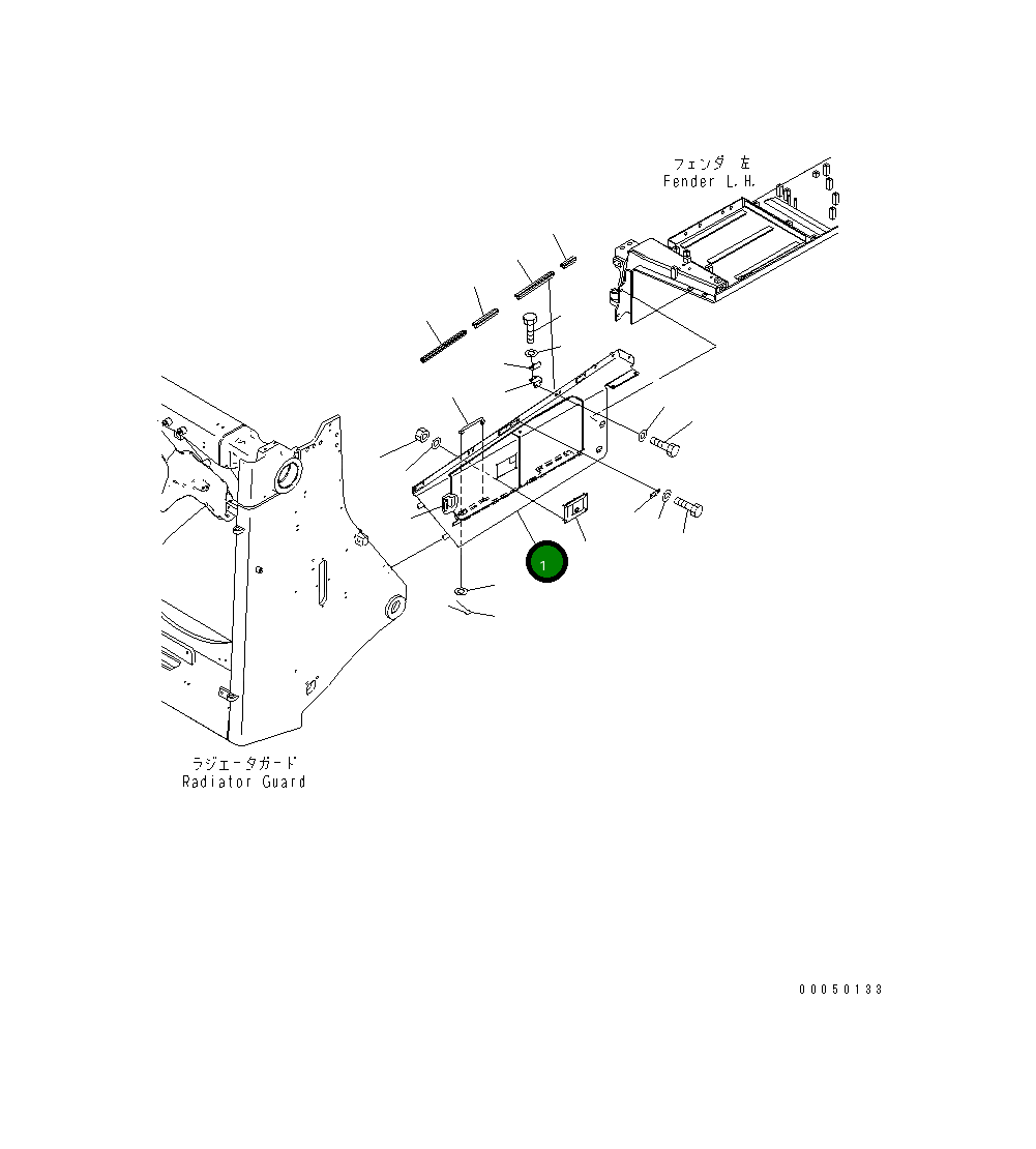 Крышка 195-54-81713 Komatsu