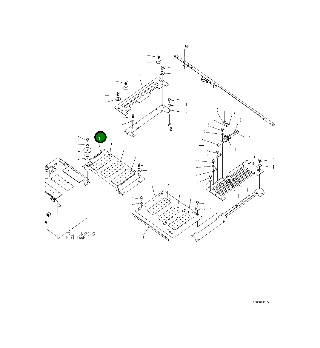 Крышка 20Y-54-73942 Komatsu