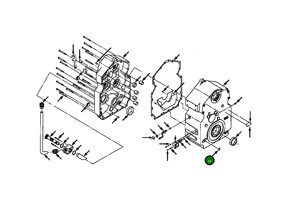 Кольцо уплотнительное (O-Ring) 310 959 R1 Komatsu