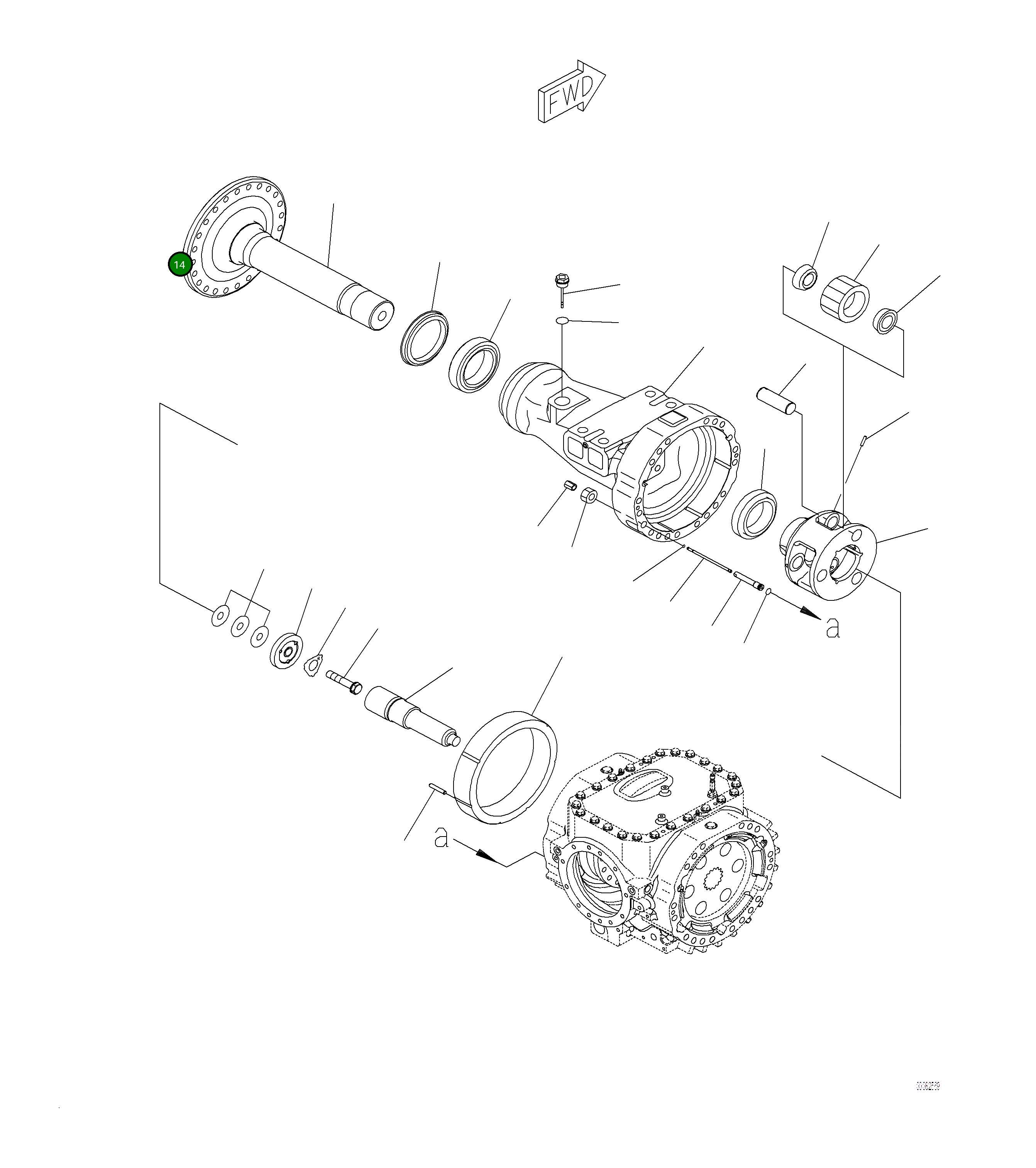 Болт 421-22-32250 Komatsu
