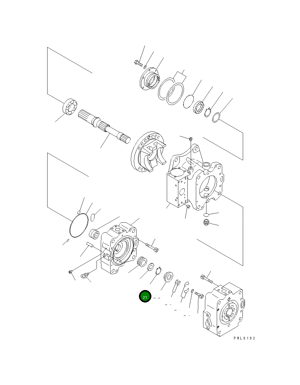 Кольцо 708-25-52830 Komatsu
