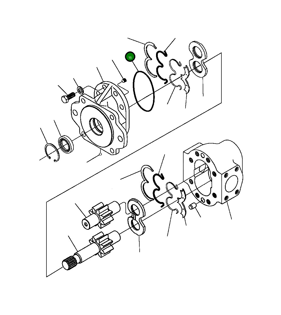 Кольцо уплотнительное (O-Ring) 425-16-A1240 Komatsu