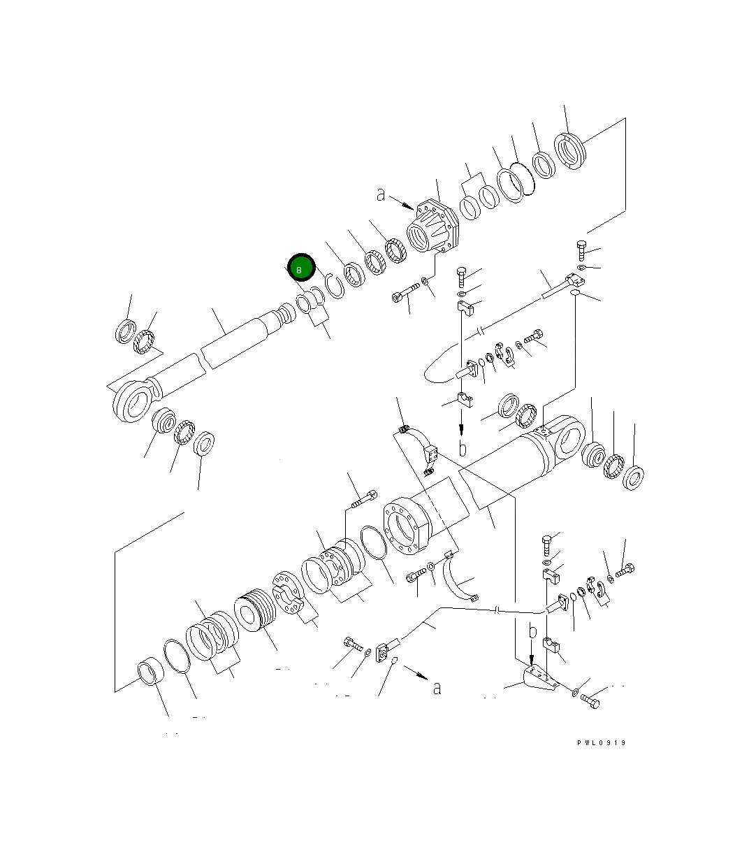 Кольцо 707-75-19520 Komatsu