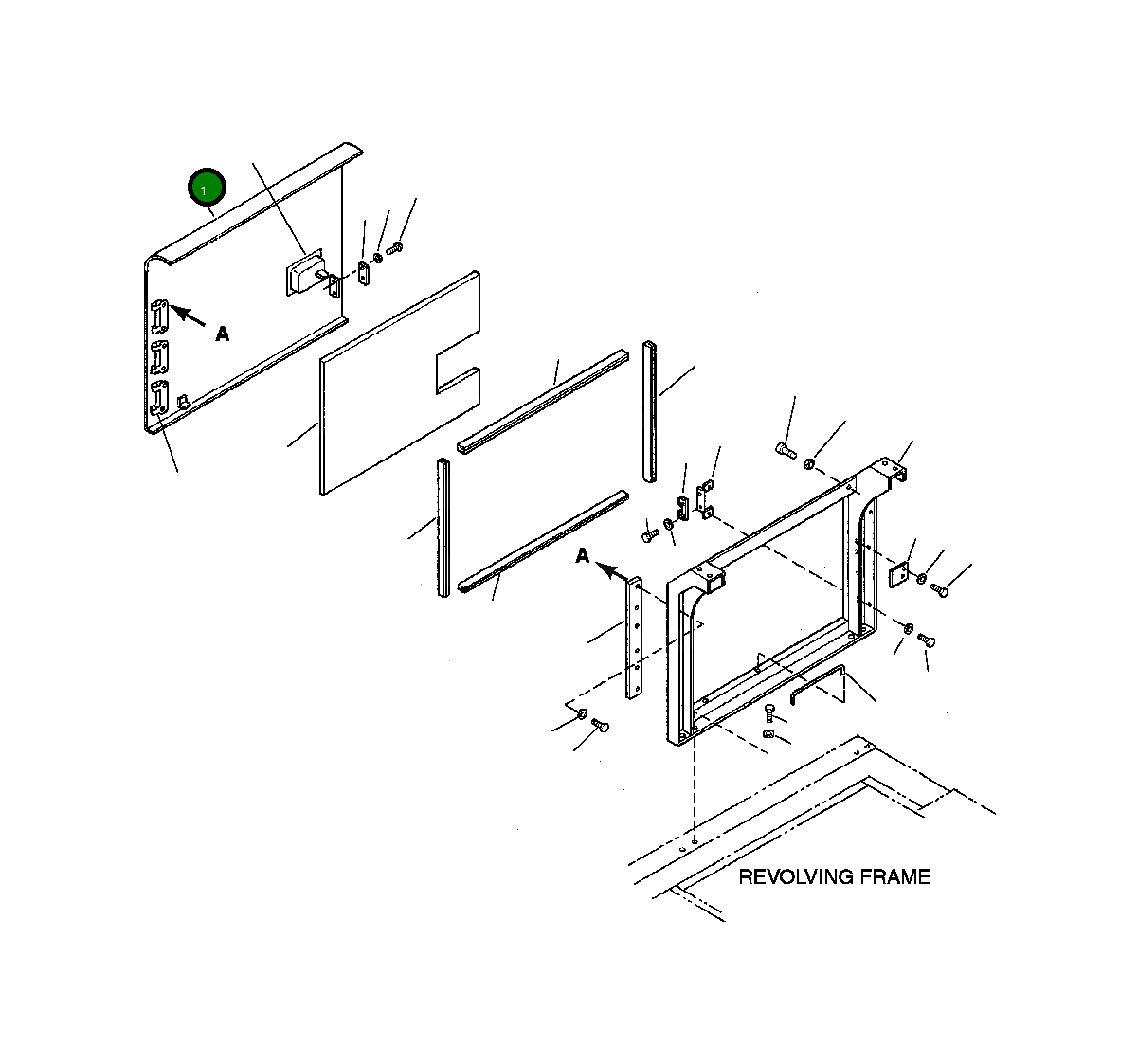 Крышка 20Y-54-A1820 Komatsu