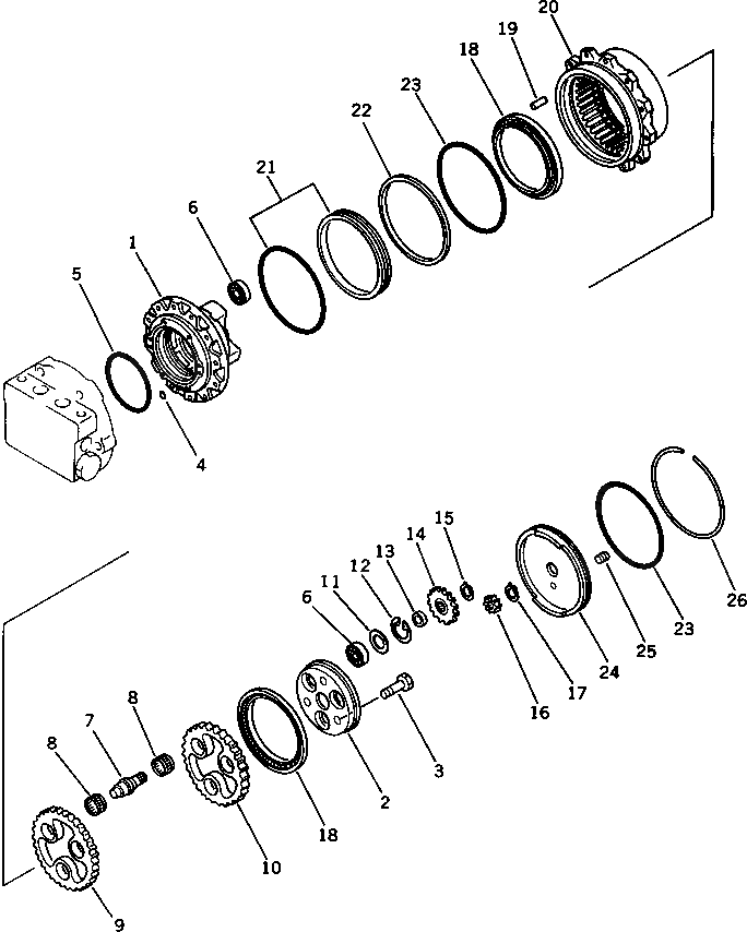 Кольцо уплотнительное (O-Ring) TZOWG-13184 Komatsu