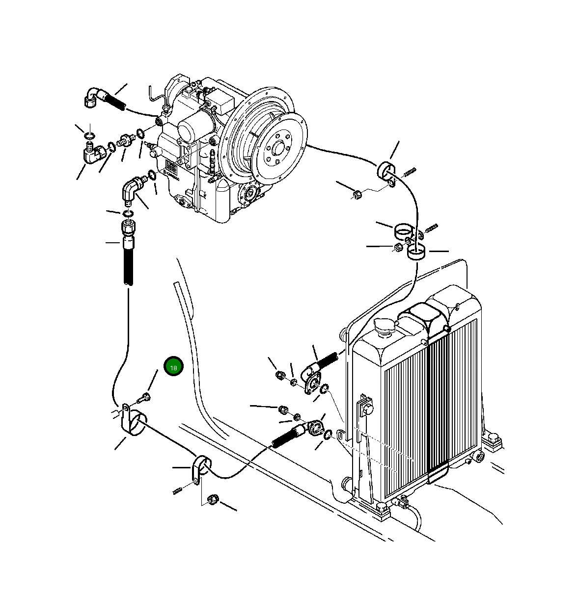 Болт 801015109  Komatsu