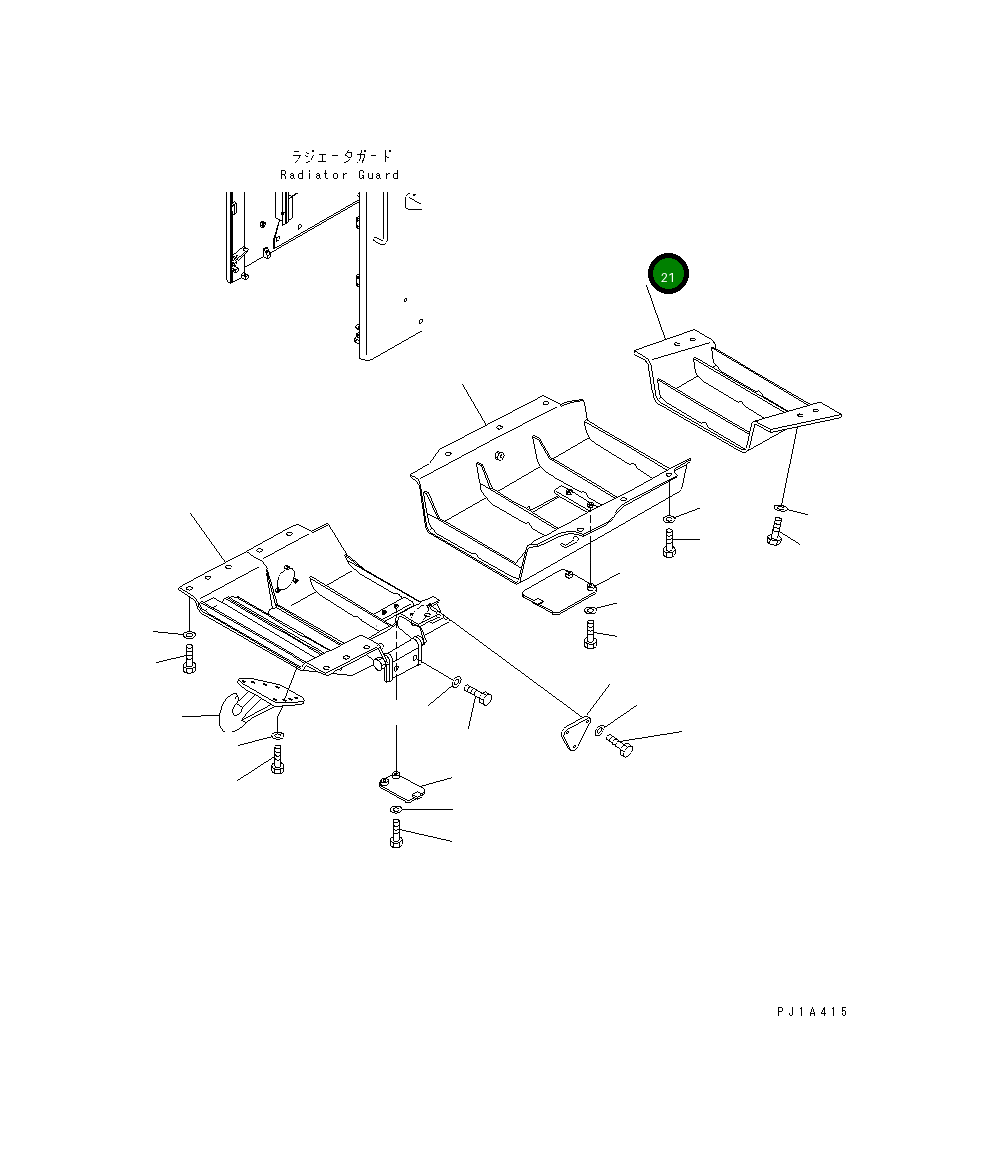 Крышка 196-54-12160 Komatsu