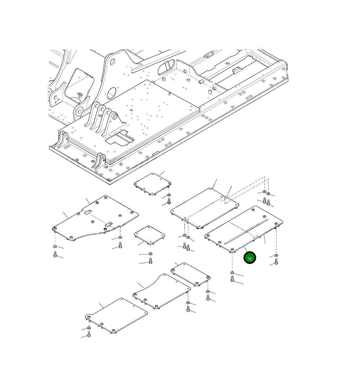Крышка 206-54-A2620 Komatsu