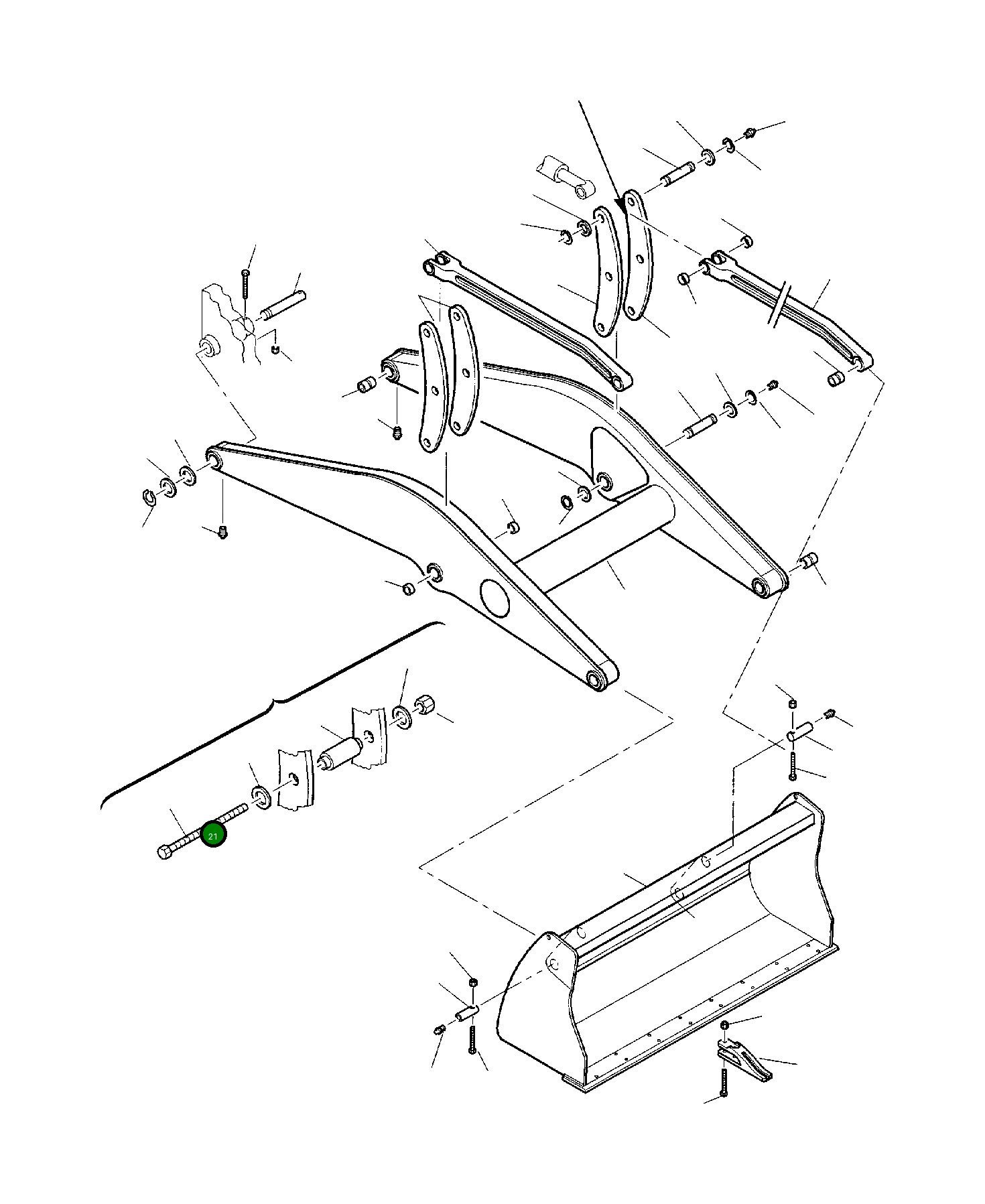 Болт 801015700  Komatsu