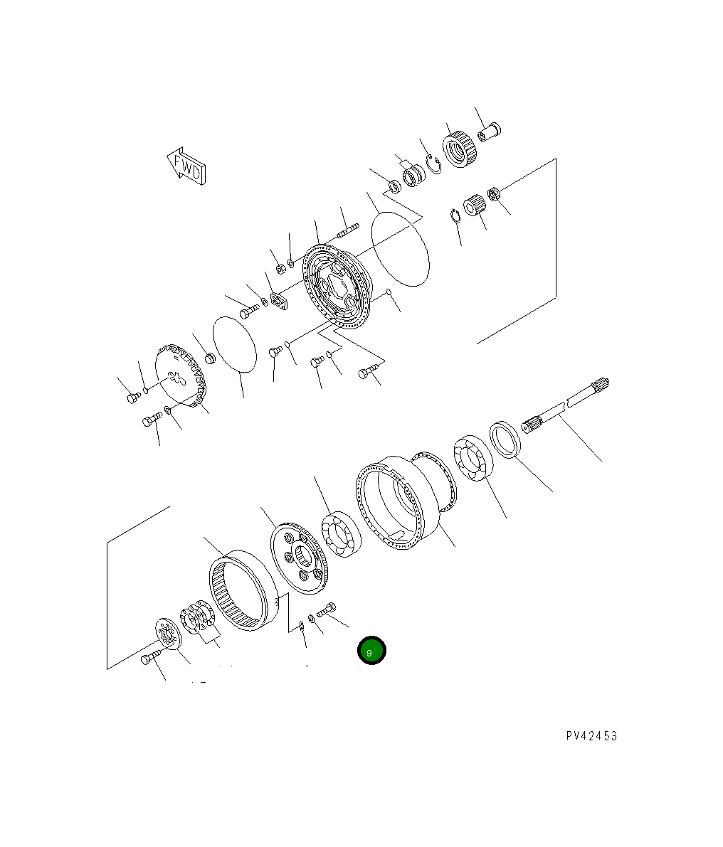 Болт 01010-61235 Komatsu