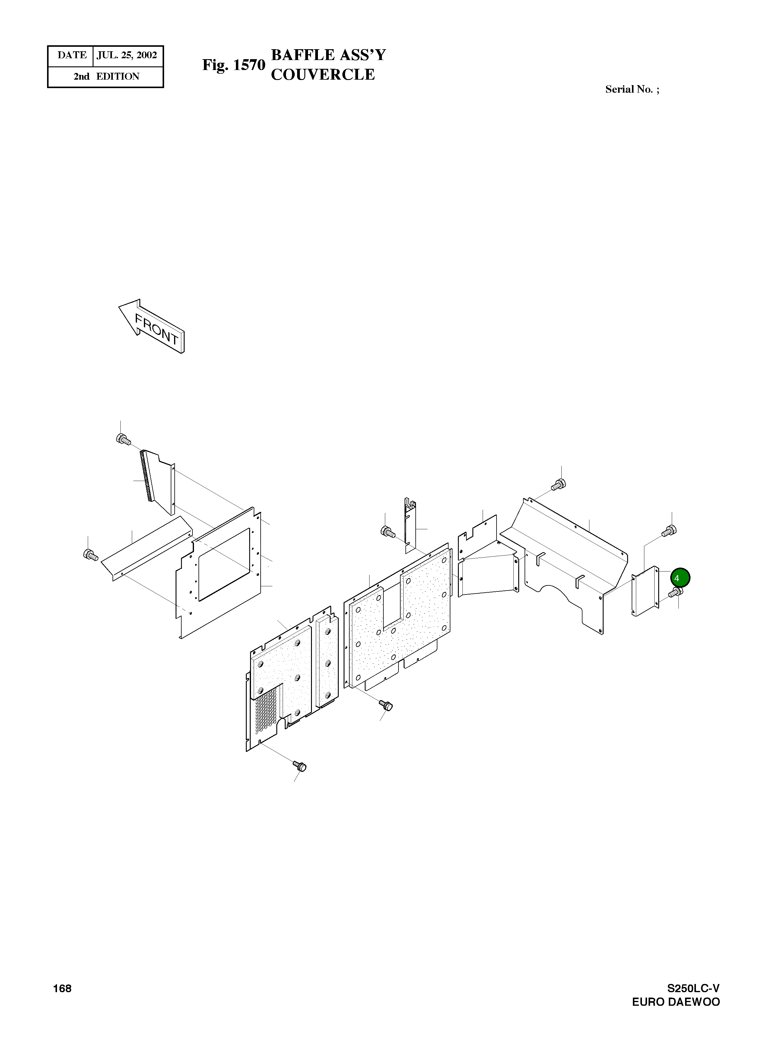 Крышка 621-00403 Komatsu