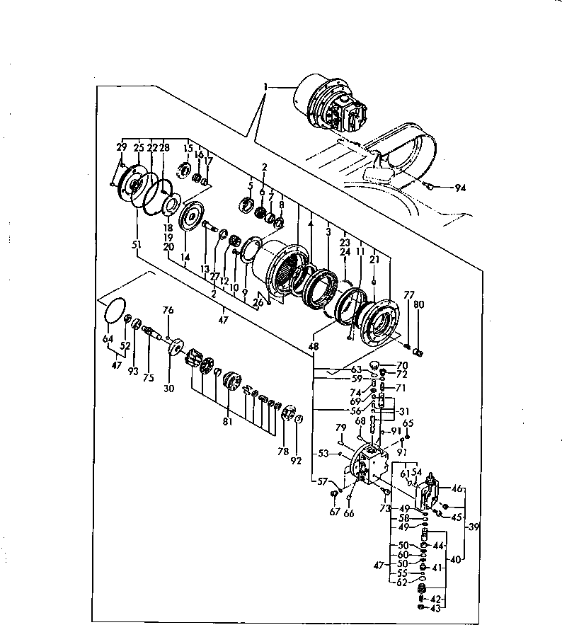 Кольцо уплотнительное (O-Ring) YM172162-70820  Komatsu