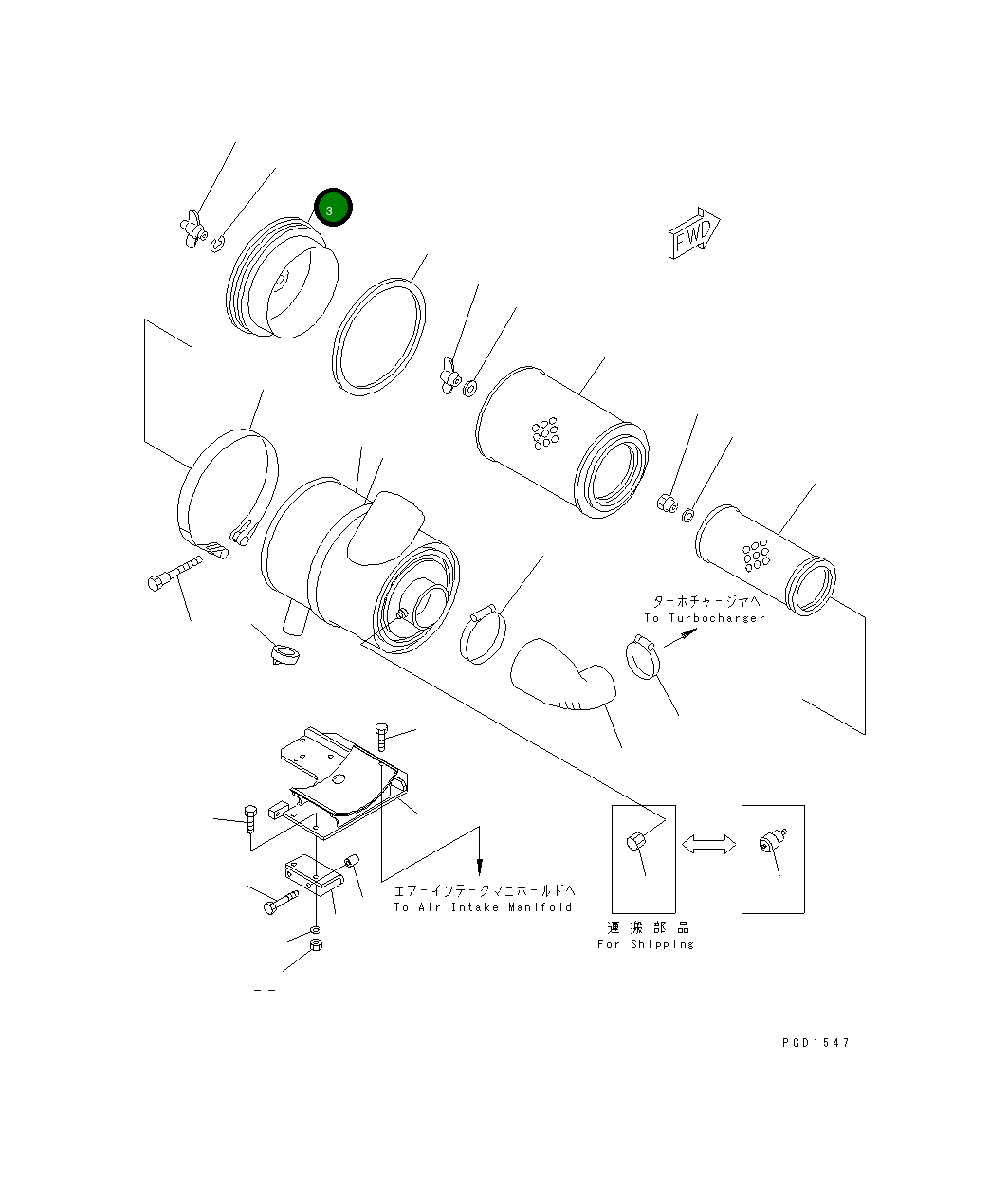 Крышка 516-02-12360 Komatsu