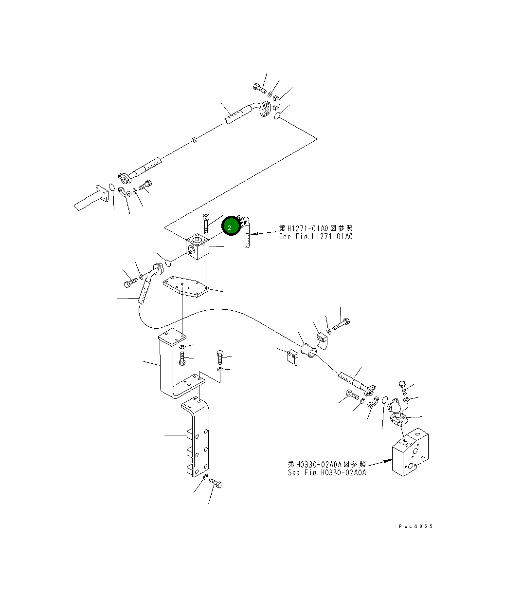 Болт 20Y-970-K610 Komatsu