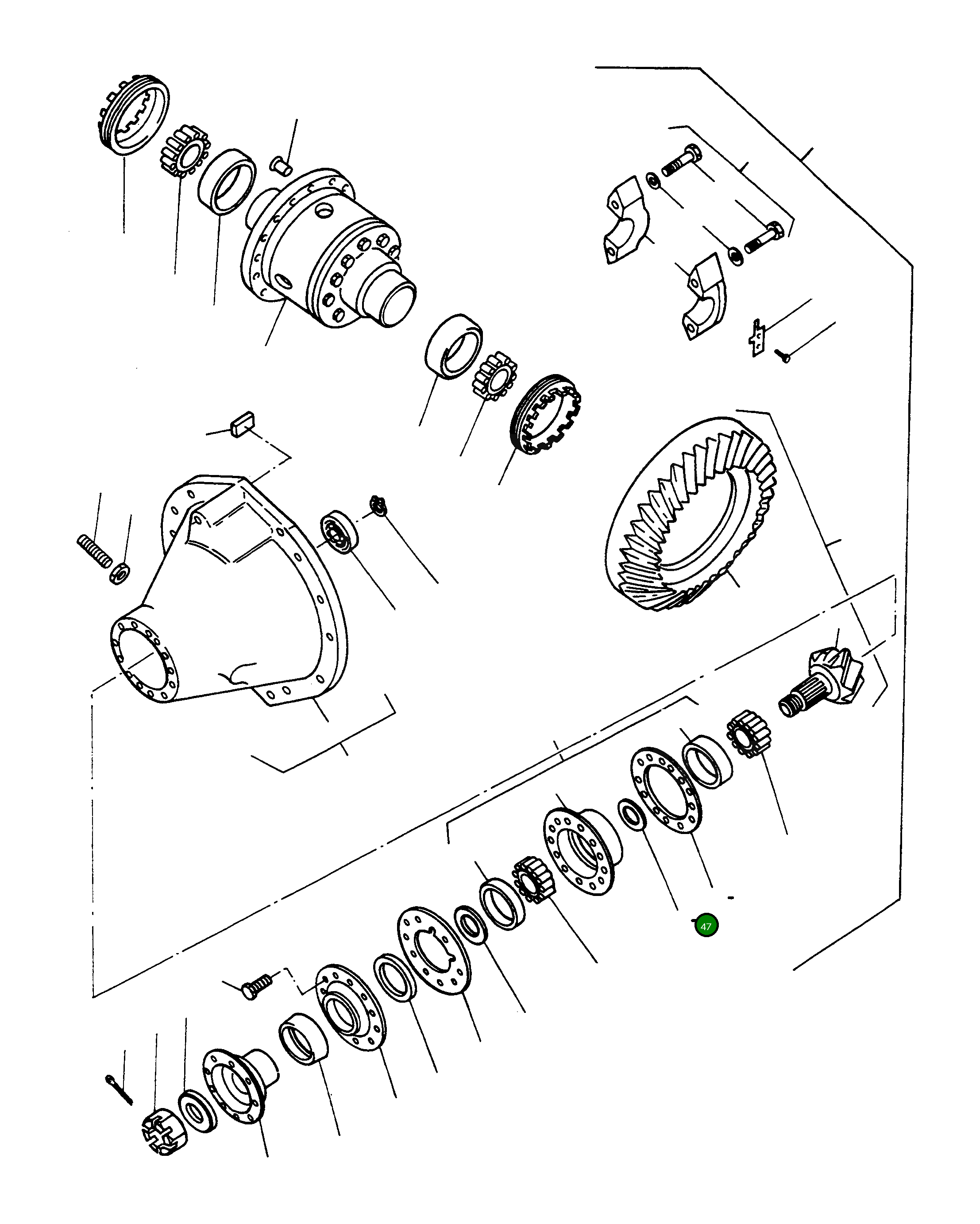 Кольцо 3071831M1 Komatsu