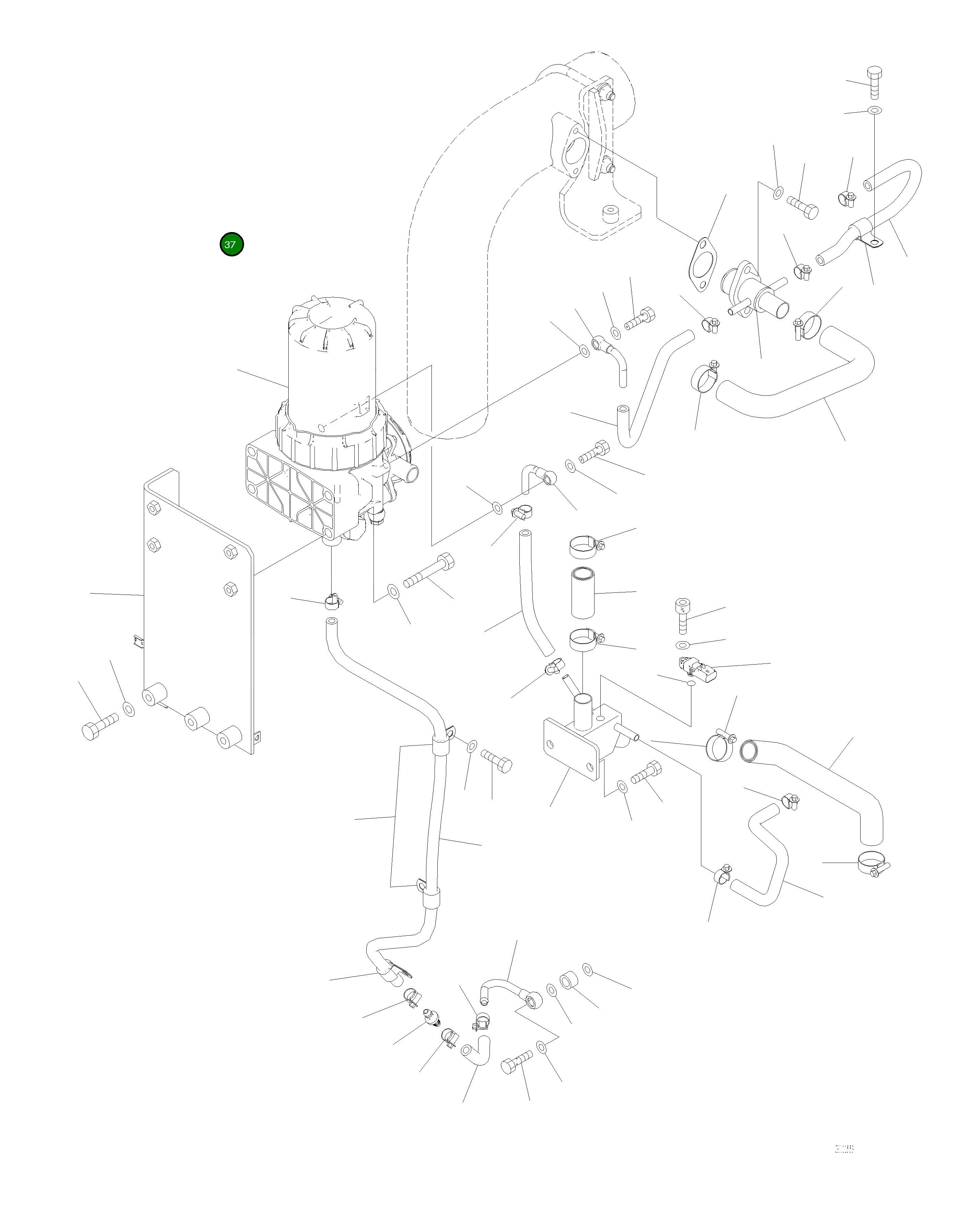 Кольцо уплотнительное (O-Ring) 6252-11-2800  Komatsu