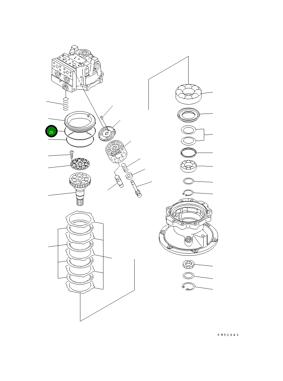 Кольцо уплотнительное (O-Ring) 708-8F-31610 Komatsu