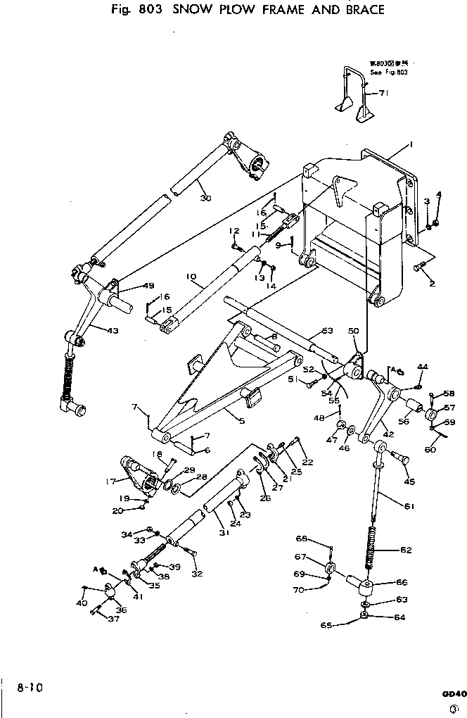 Болт 01000-32485  Komatsu