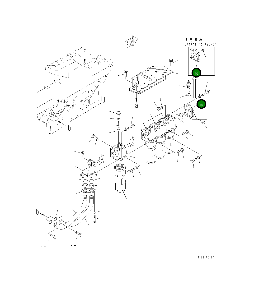 Крышка 6215-51-5750 Komatsu