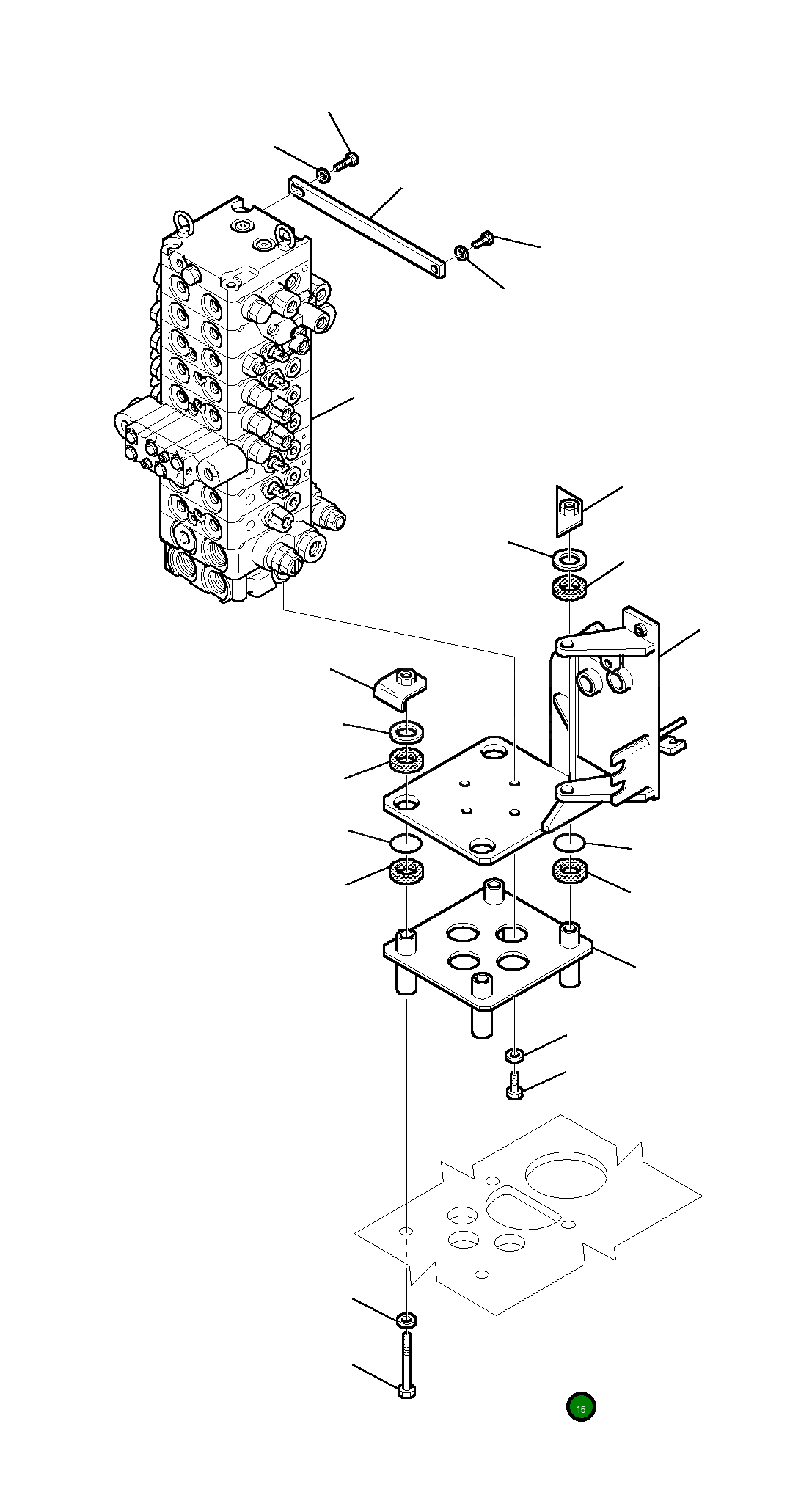 Болт 801015585 Komatsu