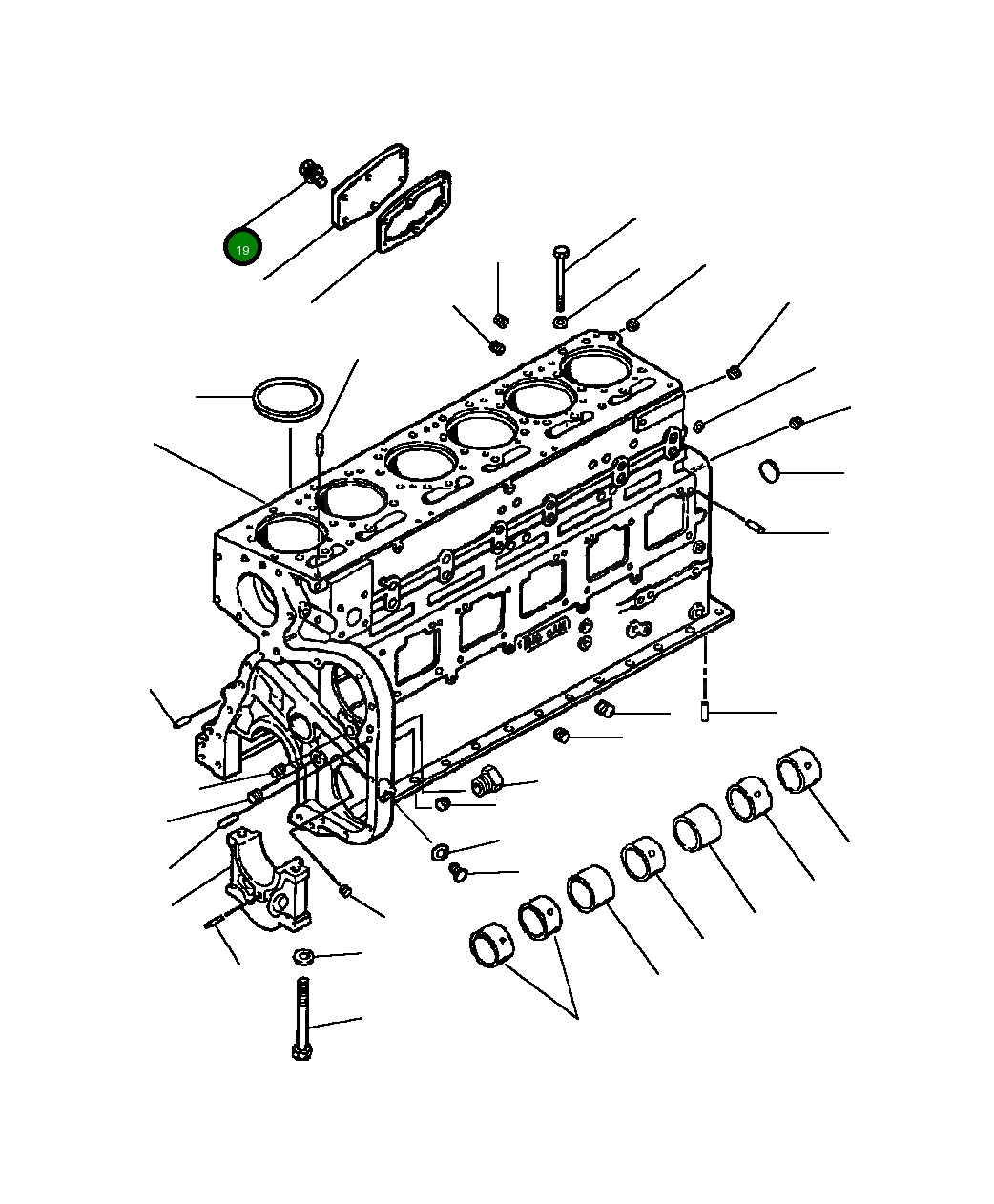 Болт 1239 304 H1 Komatsu