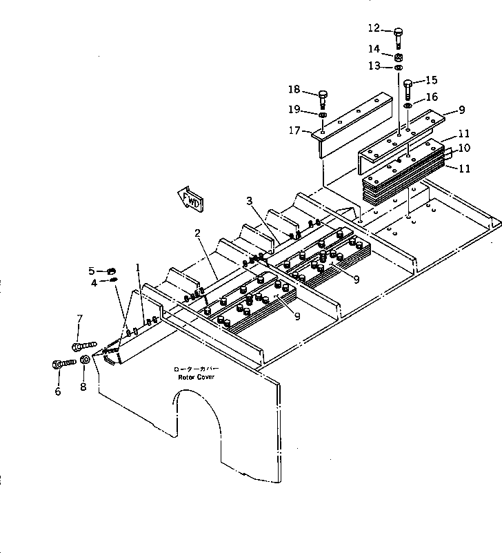 Болт 01017-52050 Komatsu