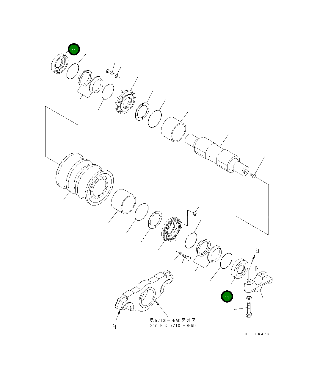 Кольцо 195-30-62790 Komatsu