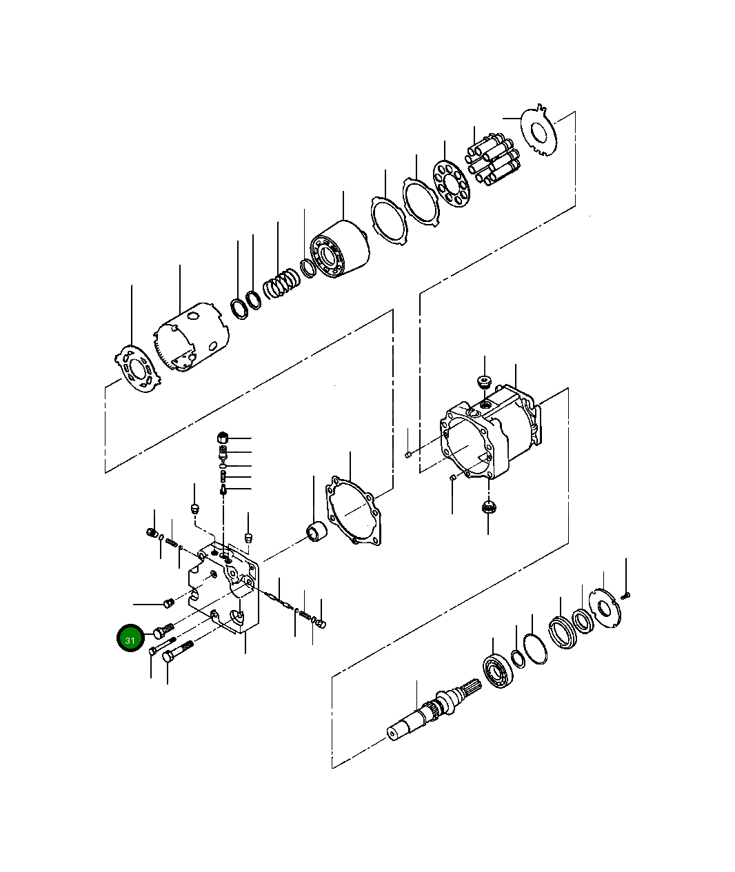 Болт 1430 526 H1  Komatsu