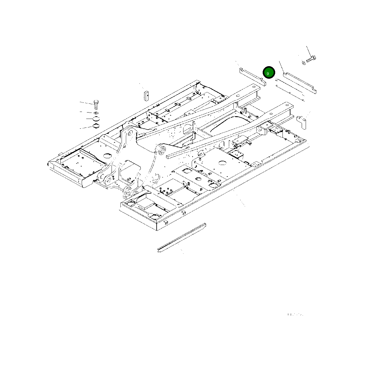 Крышка 208-46-44180 Komatsu