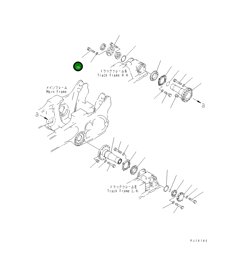 Болт 01010-61665 Komatsu