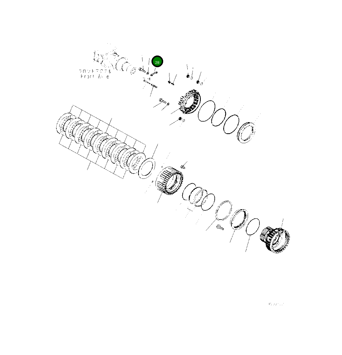 Крышка 425-22-33920 Komatsu