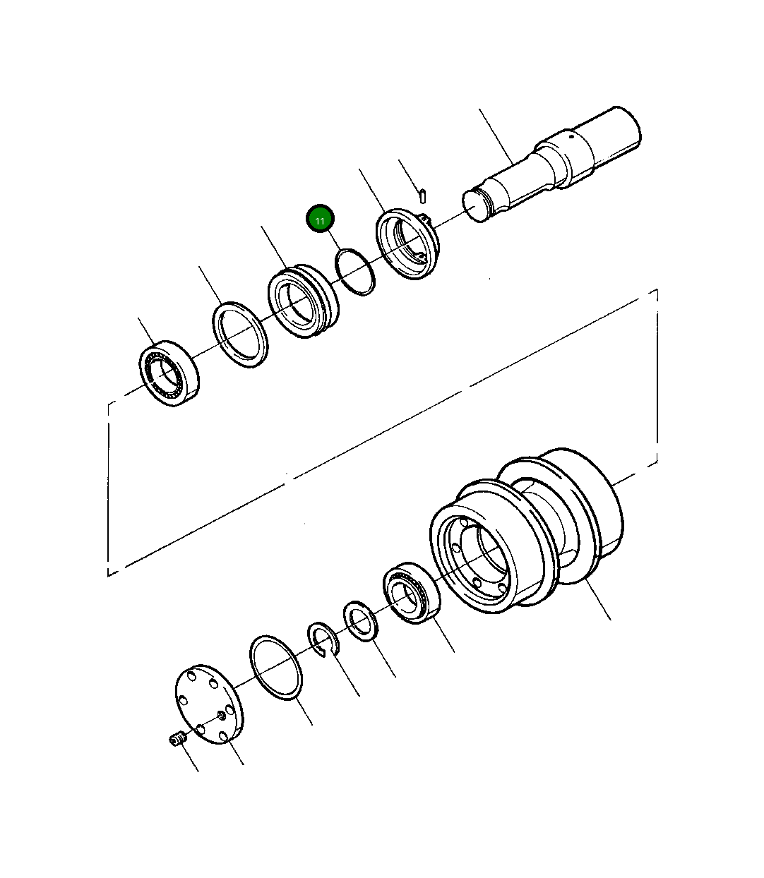 Кольцо уплотнительное (O-Ring) 610 411 C1 Komatsu