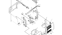 Крышка 206-54-24281 Komatsu