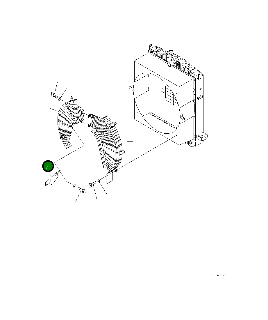 Крышка 23A-03-31160 Komatsu