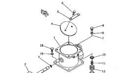Прокладка M711145020350 Komatsu