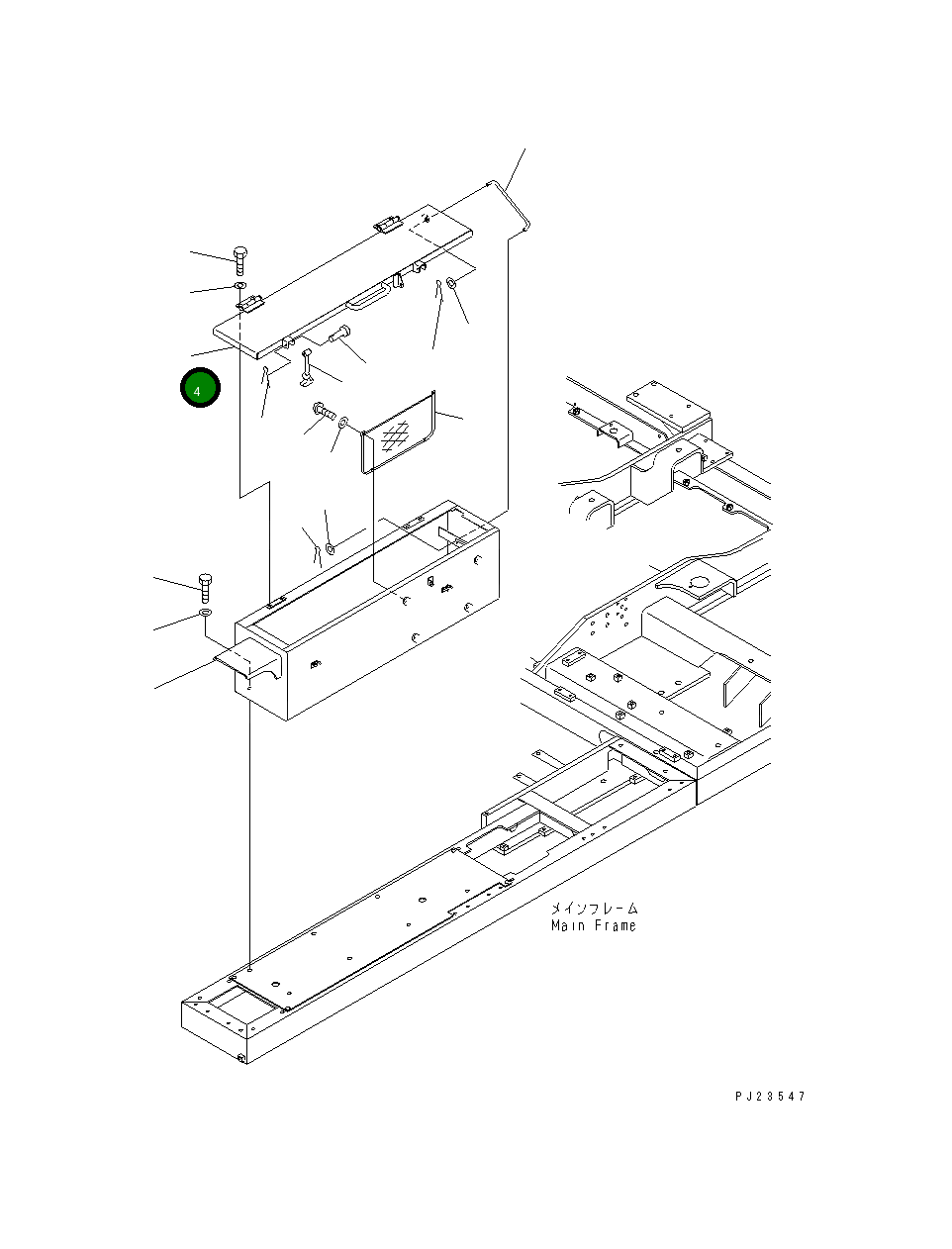 Крышка 8233-54-1440 Komatsu